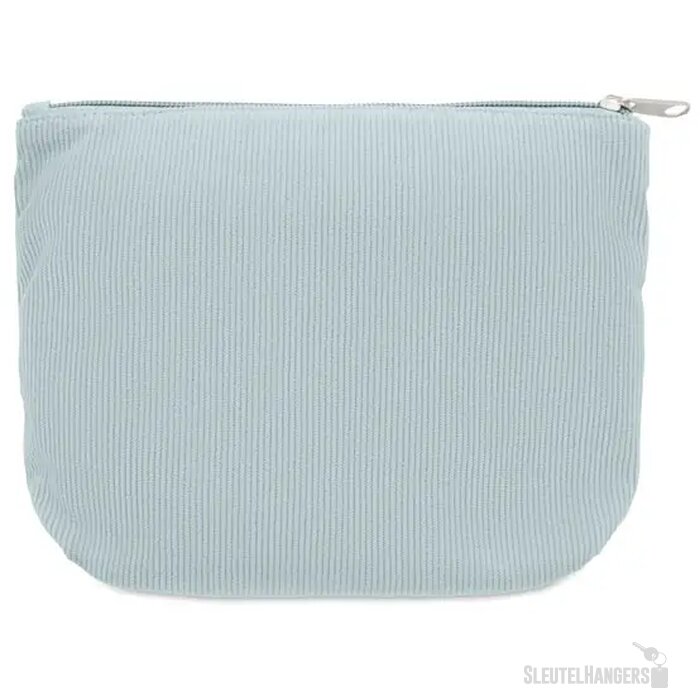 Corduroy cosmeticatasje Cordy t Lichtblauw