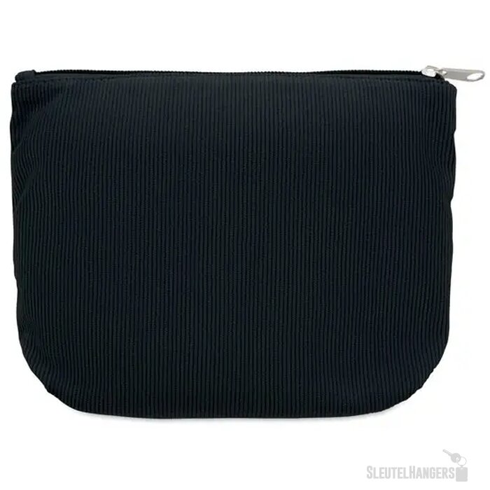 Corduroy cosmeticatasje Cordy t Zwart