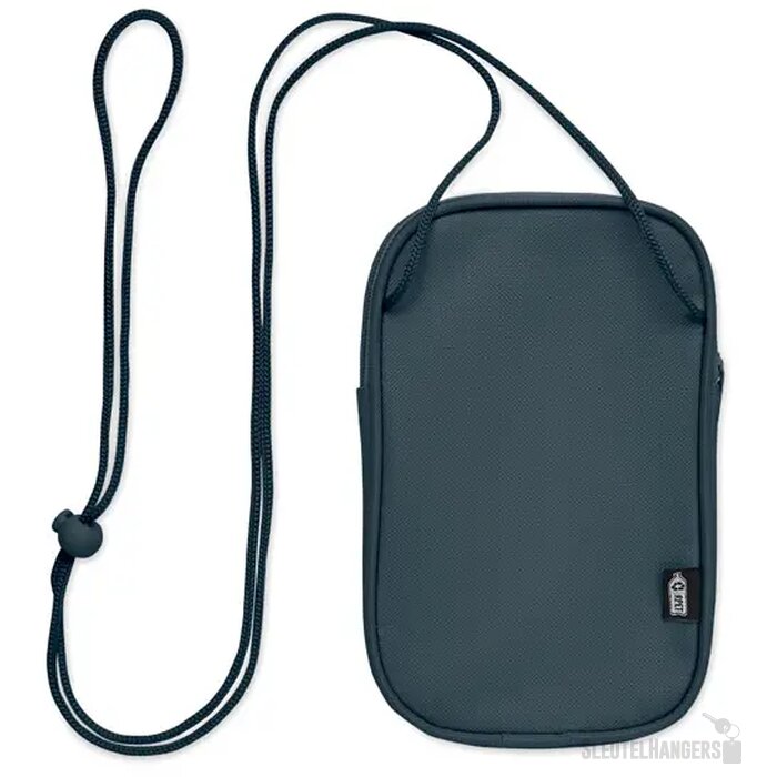 Crossbody reistas rpet Korovin pouch blauw