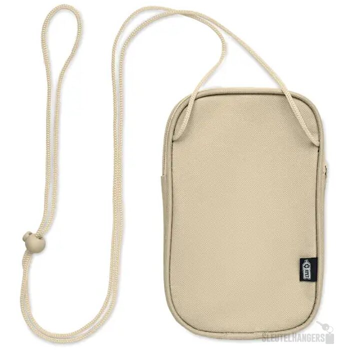 Crossbody reistas rpet Korovin pouch beige