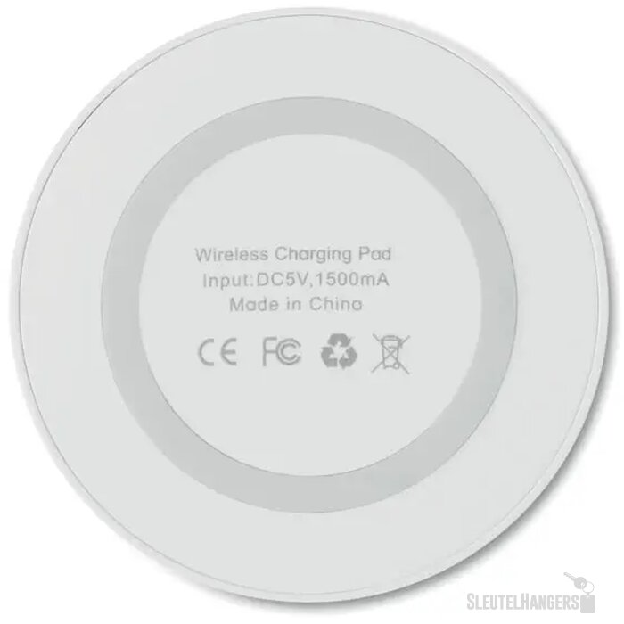 Draadloze oplader Wireless plato wit