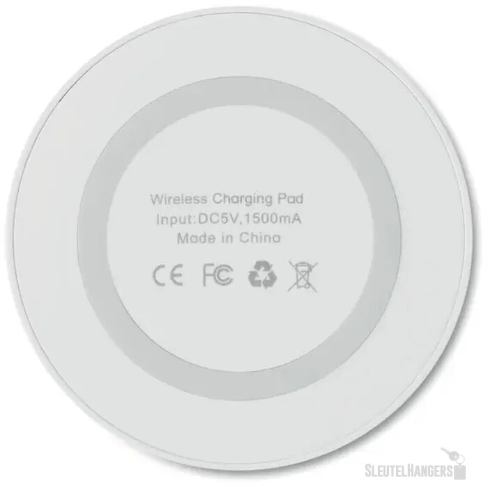 Draadloze oplader Wireless plato wit