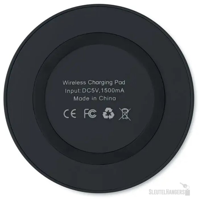 Draadloze oplader Wireless plato zwart