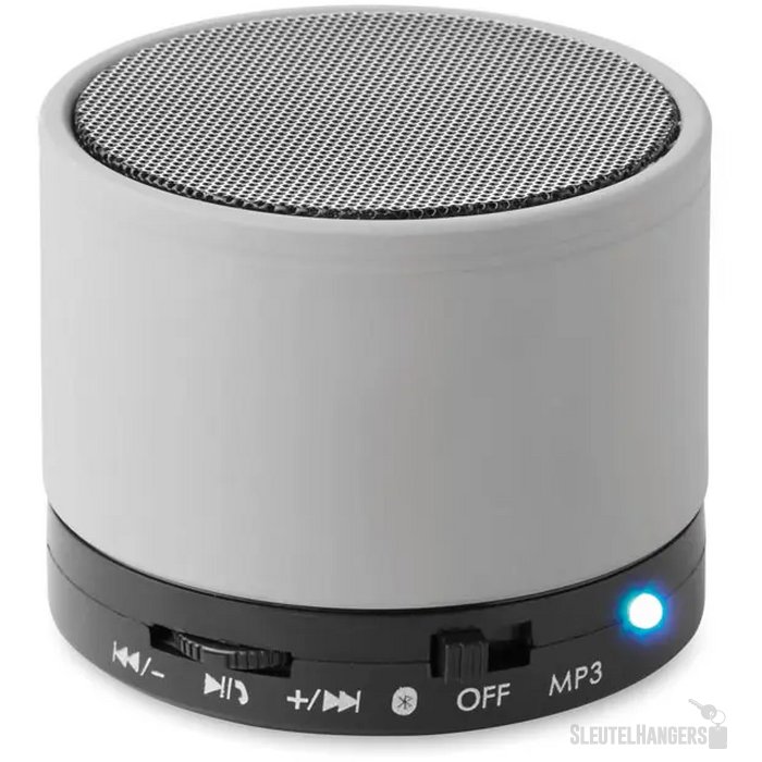 Draadloze-luidspreker Round bass mat zilver