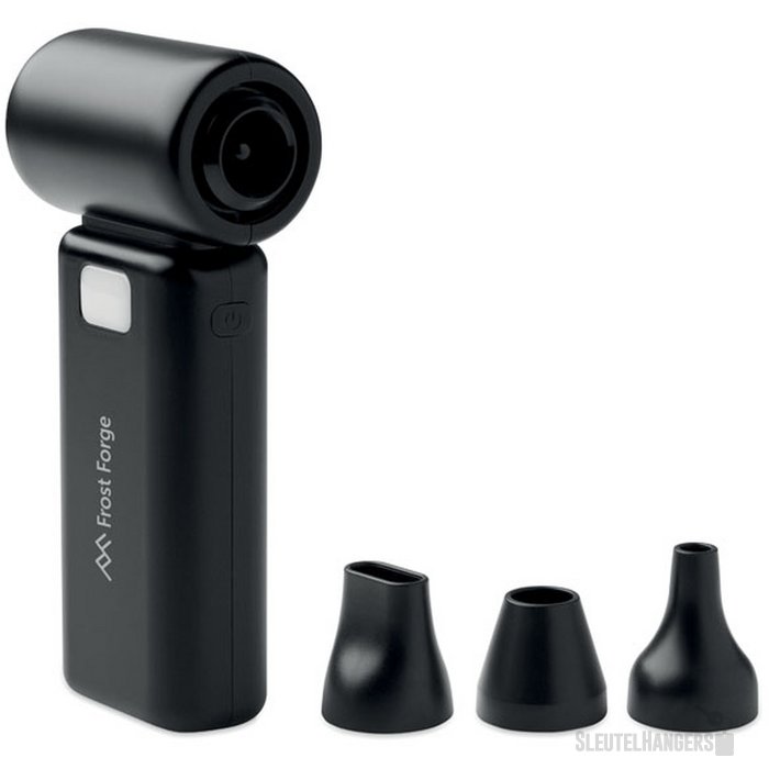 Draagbare turboventilator Techmate bamboo Zwart