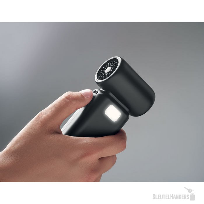 Draagbare turboventilator Techmate bamboo Zwart