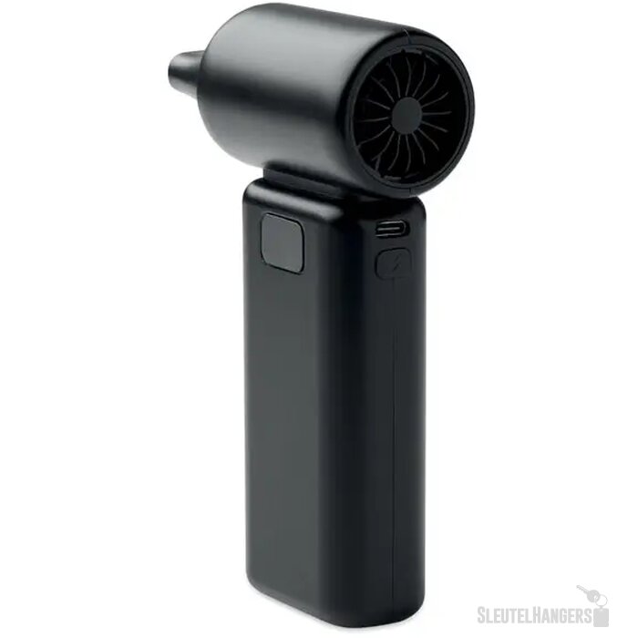 Draagbare turboventilator Techmate bamboo Zwart
