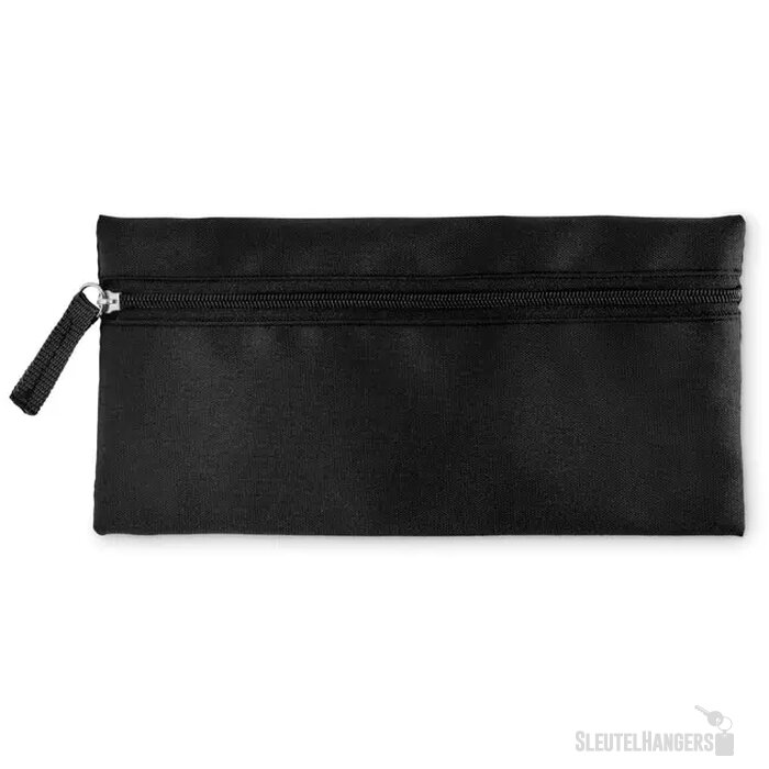 Etui met rits Study zwart