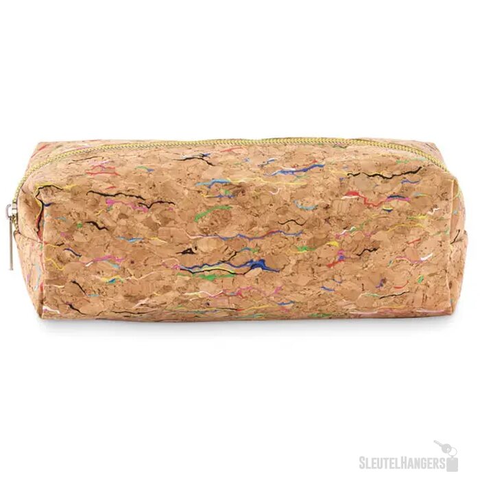Etui van gekleurd kurk Corchaso Beige