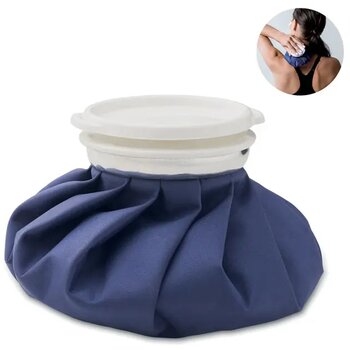 Herbruikbare polyester ijszak Sanar blauw