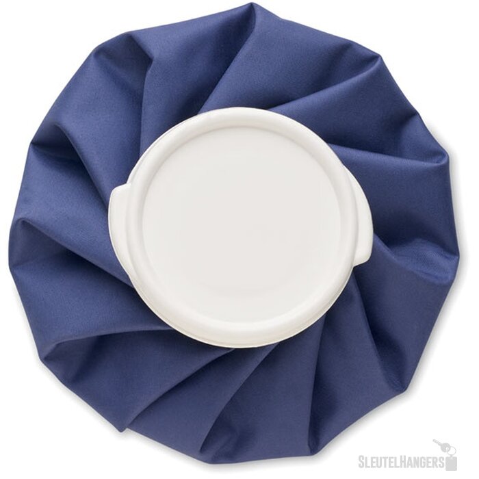 Herbruikbare polyester ijszak Sanar blauw