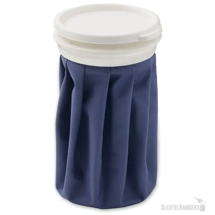 Herbruikbare polyester ijszak Sanar blauw