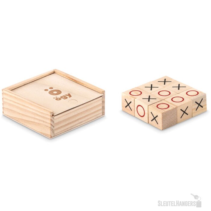 Houten boter-kaas-eieren Tic tac toe hout