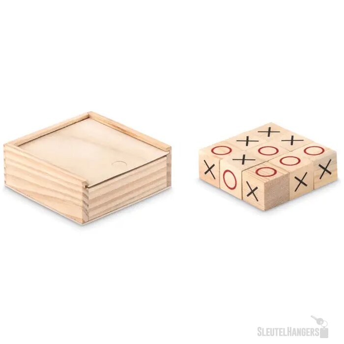 Houten boter-kaas-eieren Tic tac toe hout
