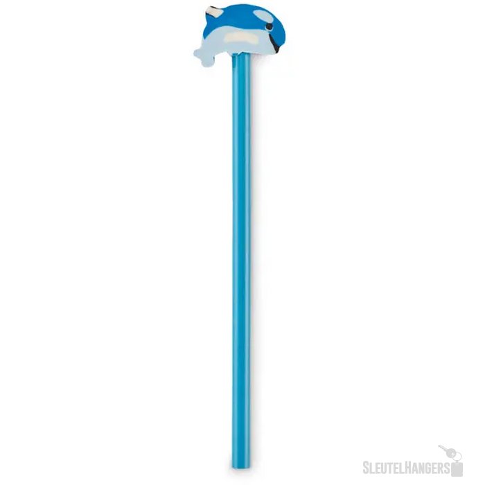 Houten potlood met dierenvorm Circo turquoise