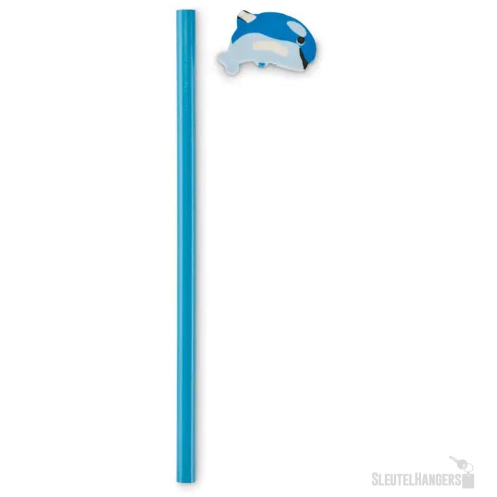Houten potlood met dierenvorm Circo turquoise