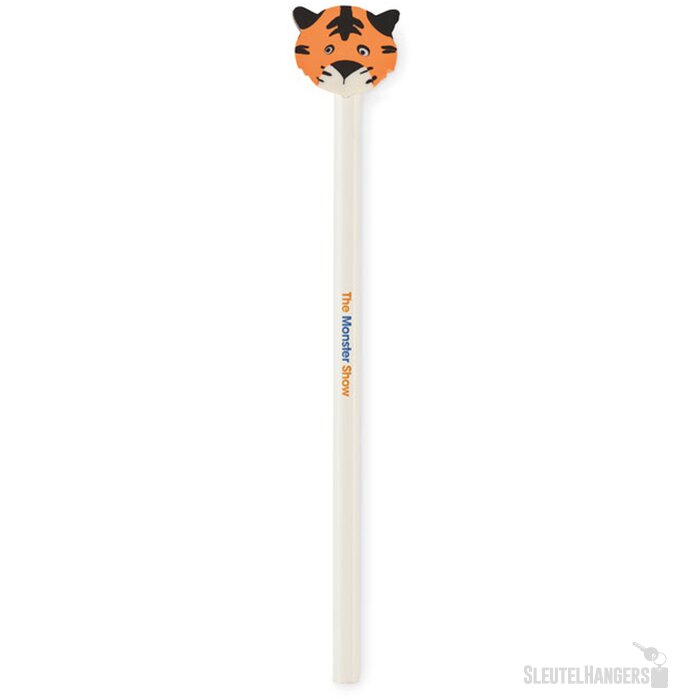 Houten potlood met dierenvorm Circo wit