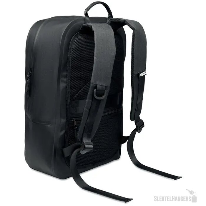 Laptop rugzak 300d rpet Brenna zwart