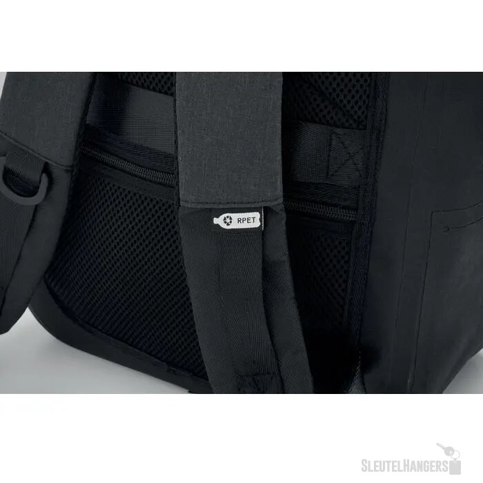 Laptop rugzak 300d rpet Brenna zwart
