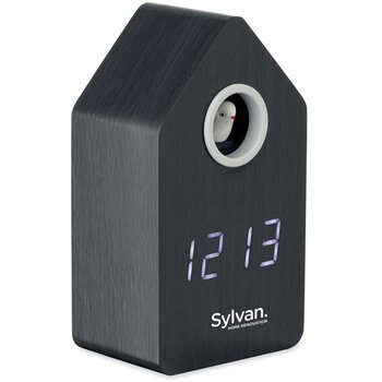 Mdf koekoekswekker Cuckoo bird zwart