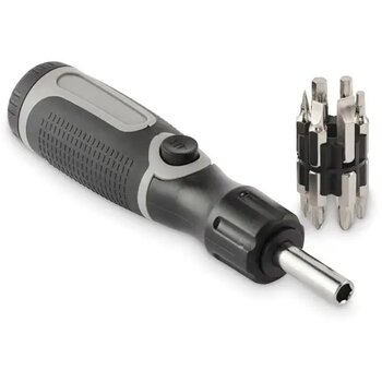 Multibits schroevendraaierset Bend me grijs