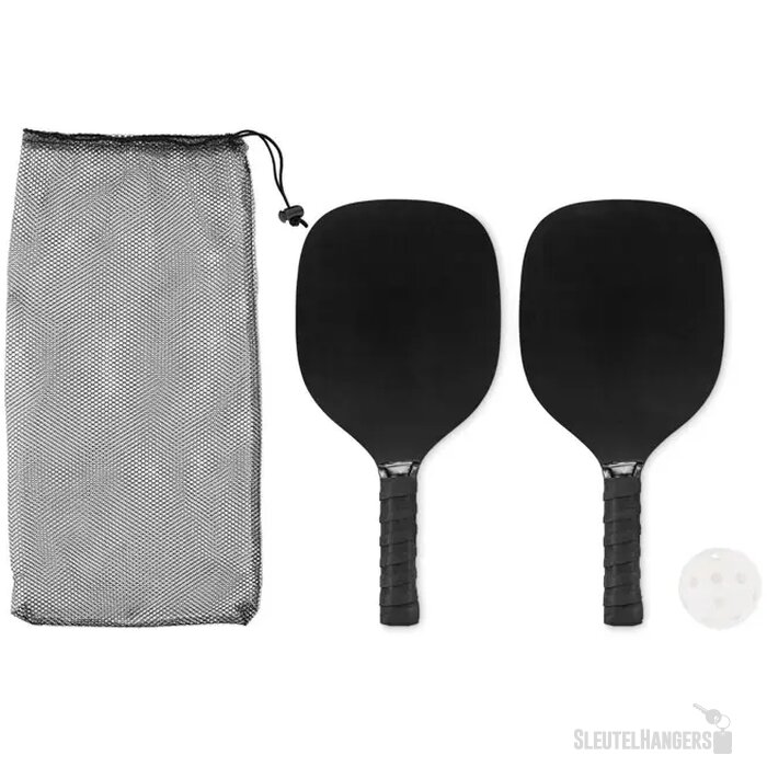 Pickleball peddel set Setty zwart