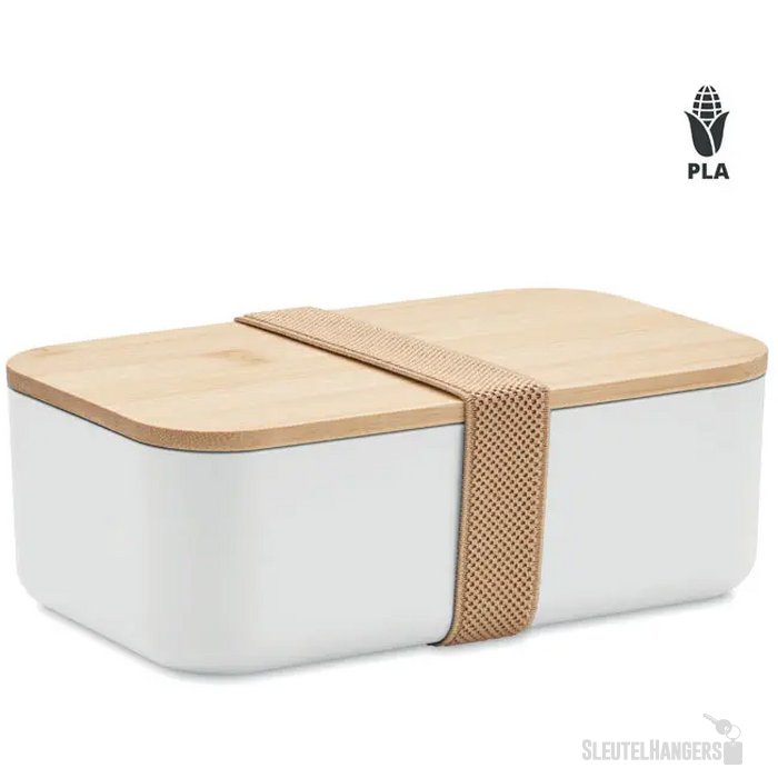 Pla maïs lunchdoos Beibabox (1000 ml) Wit