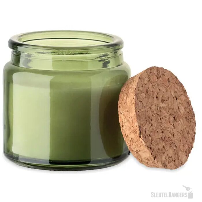 Plantaardige waskaars 70gr Valo groen