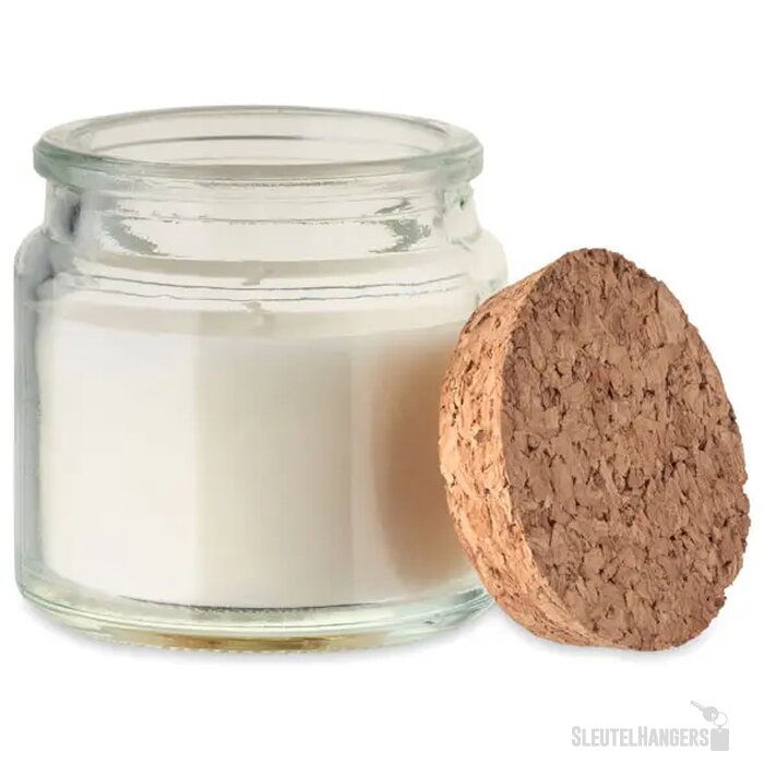 Plantaardige waskaars 70gr Valo beige