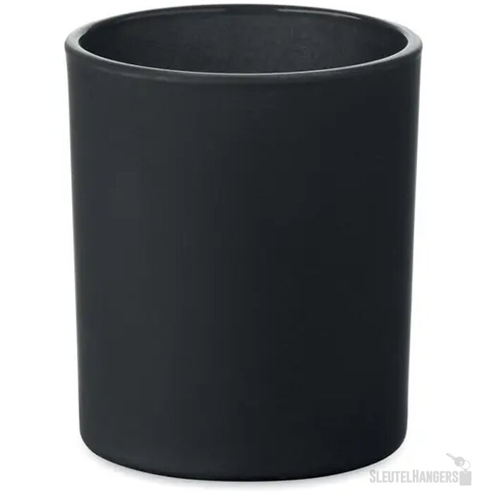 Plantaardige waskaars 80gr Kivas wood zwart