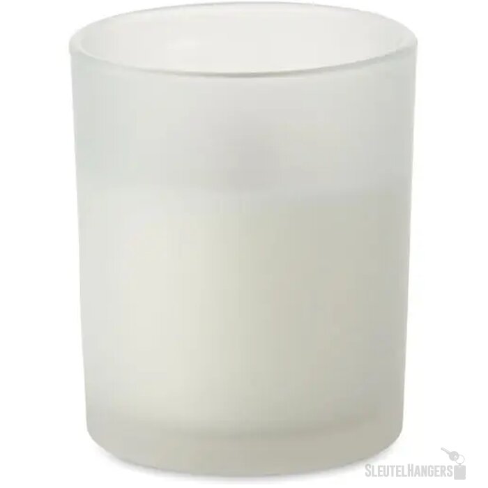 Plantaardige waskaars 80gr Kivas wood wit