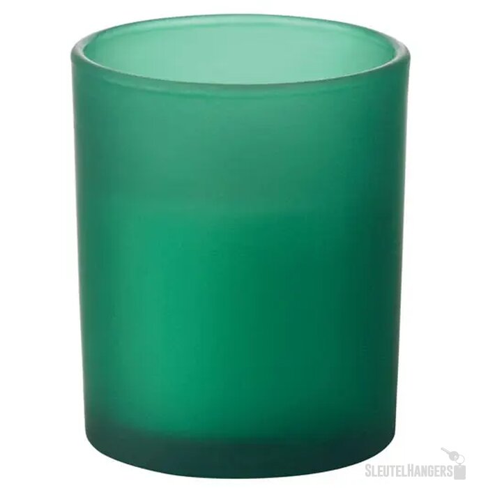 Plantaardige waskaars 80gr Kivas wood groen