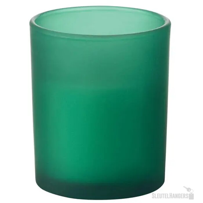 Plantaardige waskaars 80gr Kivas wood groen