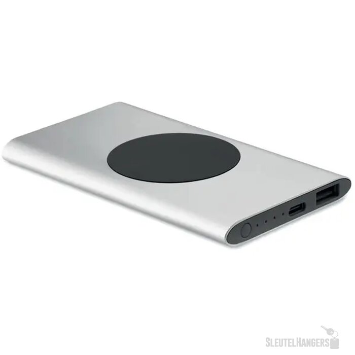 Power bank 5000mah 15w Powerplus mat zilver