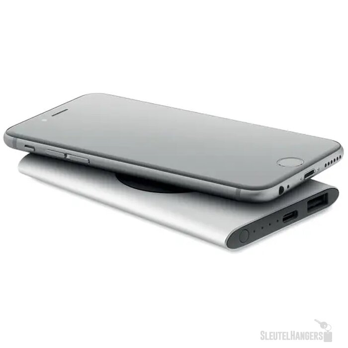 Power bank 5000mah 15w Powerplus mat zilver