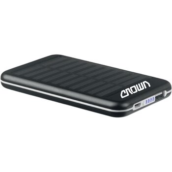 Powerbank 4000 mah Solarflat zwart Powerbank 4000 mah Solarflat zwart