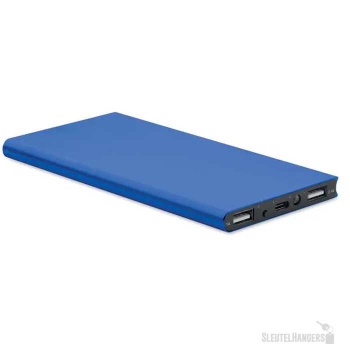 Powerbank 8000 mah Powerflat8c royal blauw