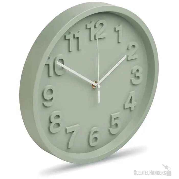 Pp wandklok Muro mintgroen