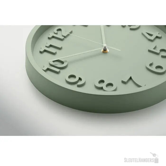 Pp wandklok Muro mintgroen