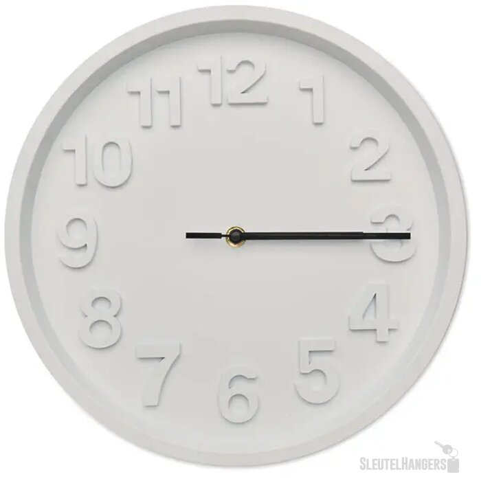 Pp wandklok Muro wit