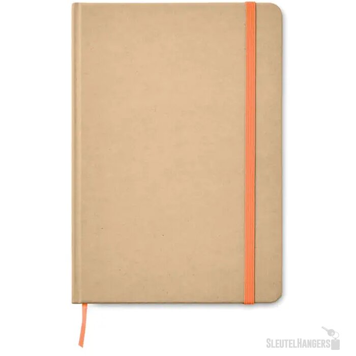 Recycled a5 notitieboek Everwrite oranje