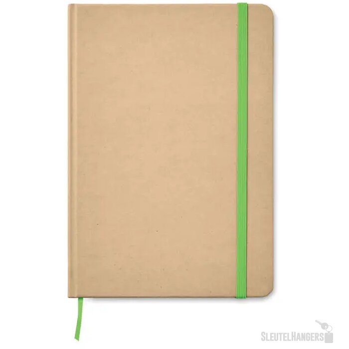 Recycled a5 notitieboek Everwrite limoen