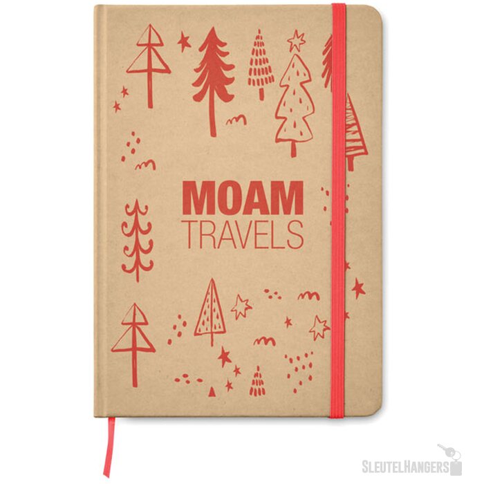 Recycled a5 notitieboek Everwrite rood