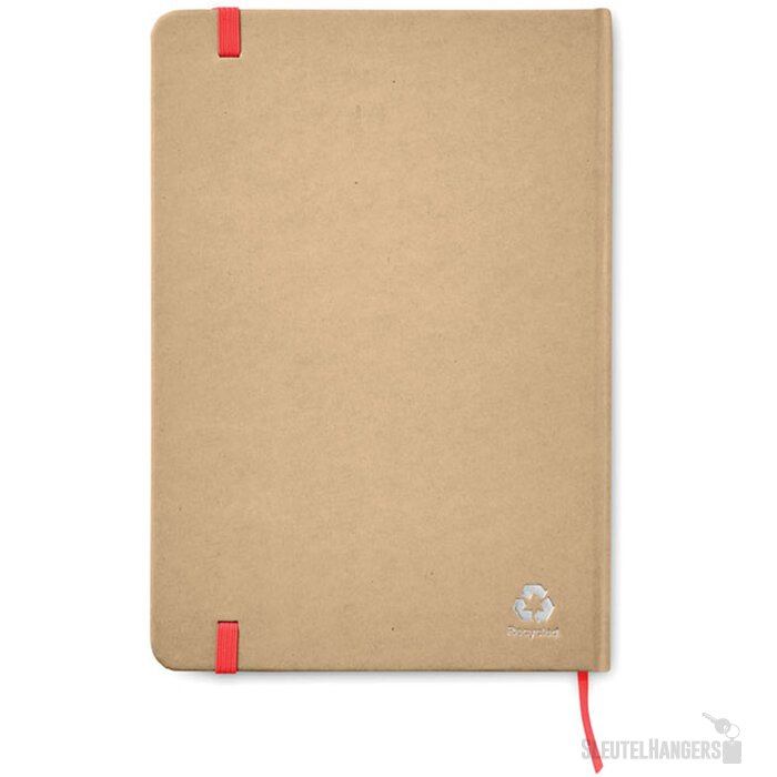 Recycled a5 notitieboek Everwrite rood