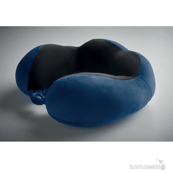 Reiskussen van schuim Hedrest blauw