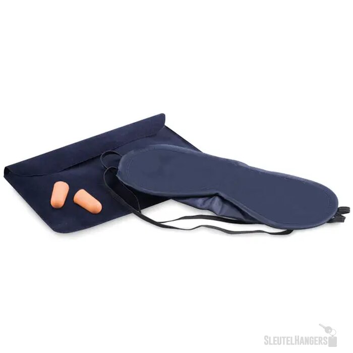 Reisset met kussen en masker Travelplus blauw