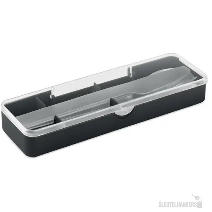 Roestvrijstalen bestekset Mesteck zwart