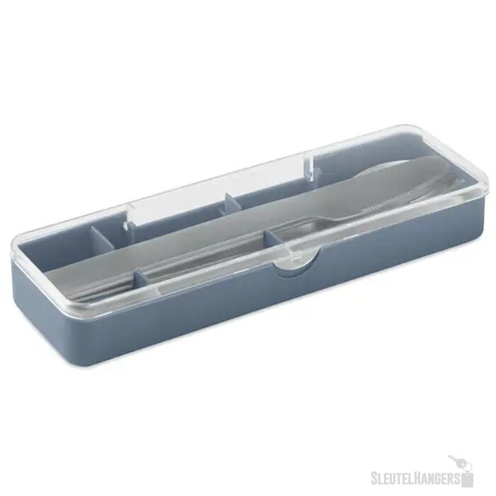 Roestvrijstalen bestekset Mesteck petrol