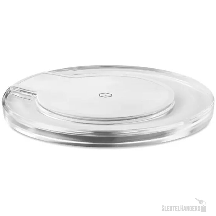 Rond draadloze oplader Uve charging + Wit