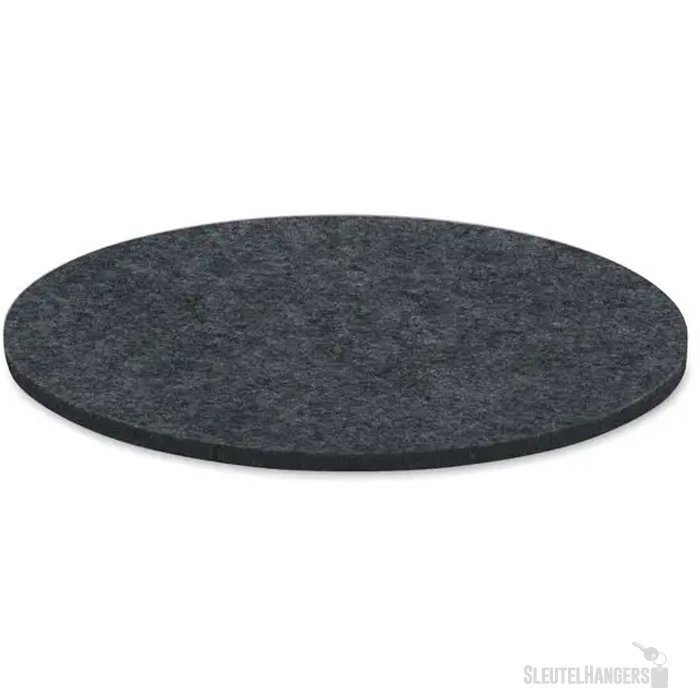 Ronde rpet vilten onderzetter Feltster steengrijs